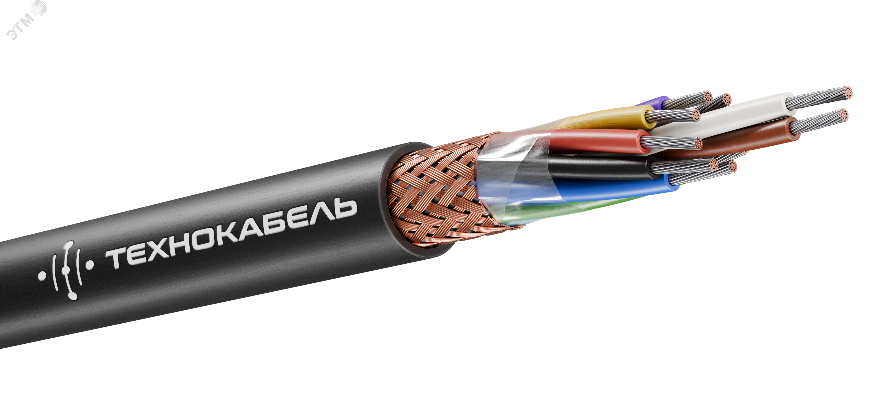 Изображение товара Кабель монтажный МКЭШ 10х0,75мм2 500В ТРТС Россия