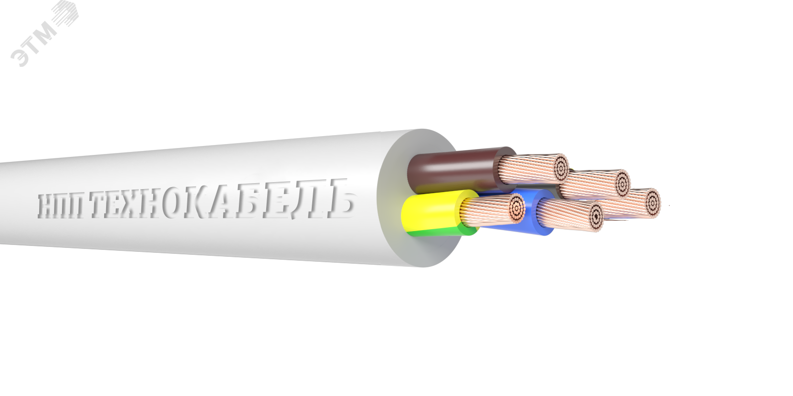 Провод ПВСнг(А)-LS 5х6(4х6+1х6) ТРТС Технокабель НПП - купить в Москве ...