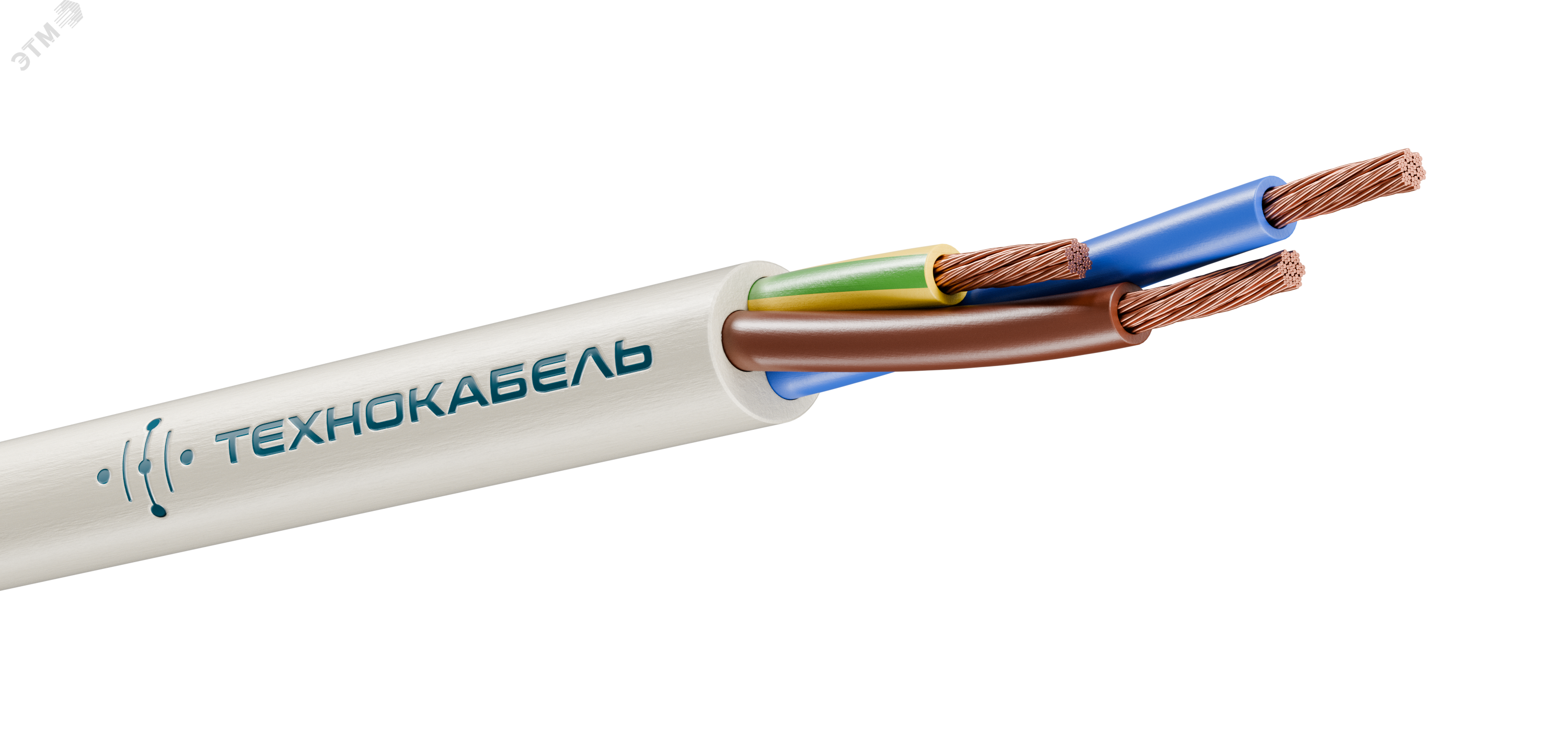 Изображение товара Провод ПВСнг(А)-LS 3х6 для подключения к электрической сети