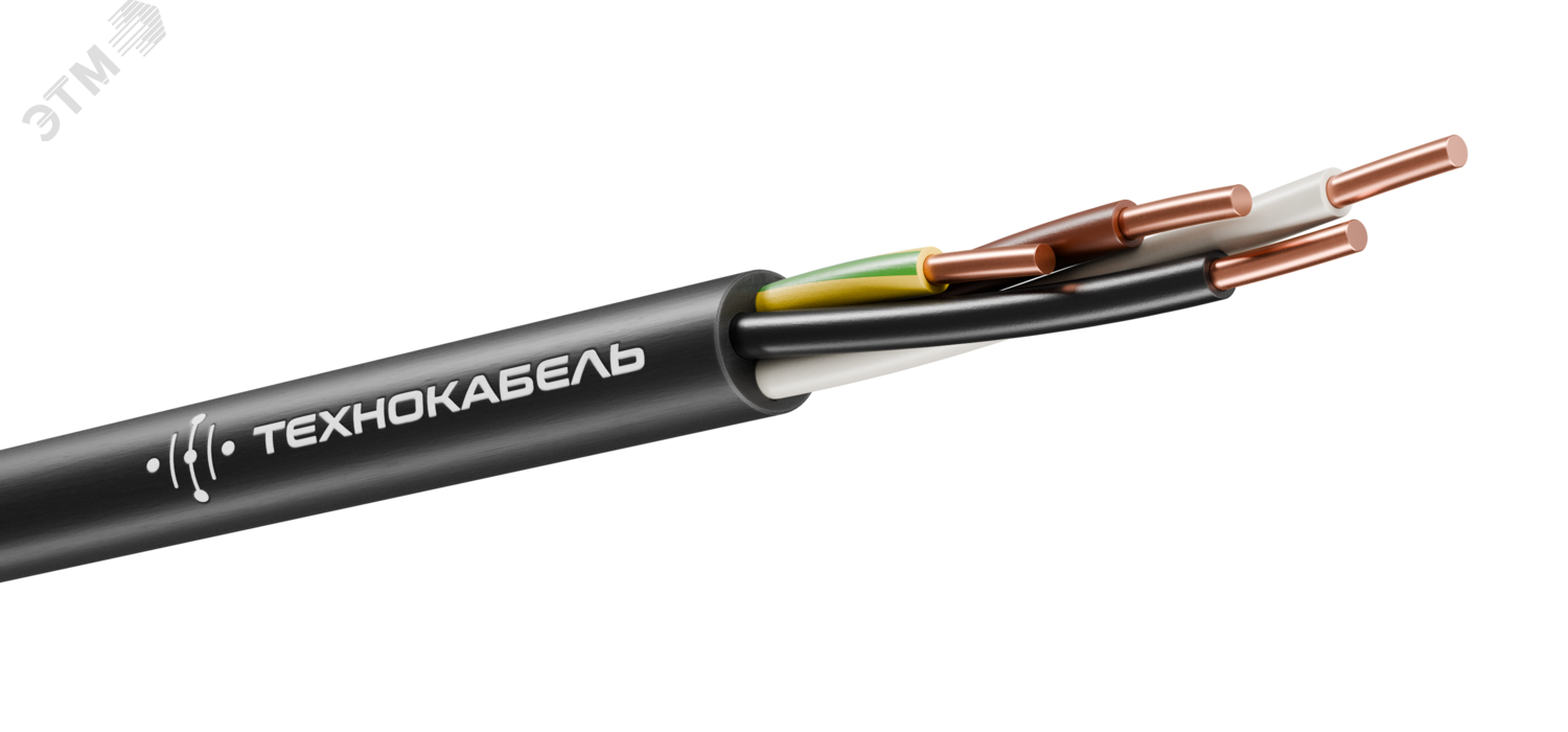 Изображение товара Кабель силовой ВВГнг(А)-LS 4Х6 ок(PE)-0.660 ТРТС (м)