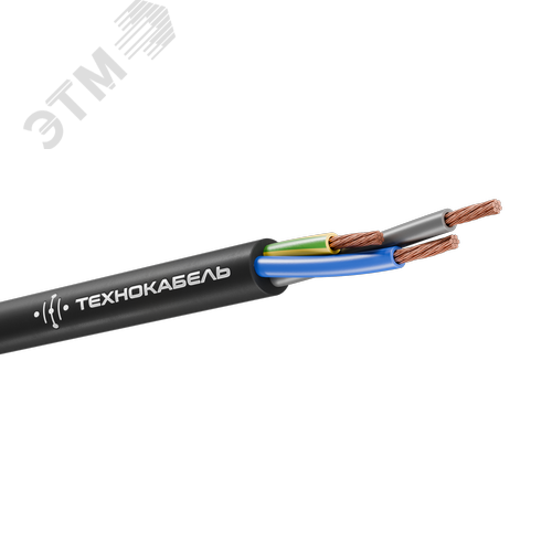 Кабель силовой КГТП-ХЛ 2х6(N)+1х4(PE) 380/660-3 ТРТС - фото 1