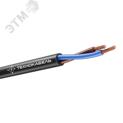 Изображение товара Провод ПВС 2х2.5черный ТРТС (м)