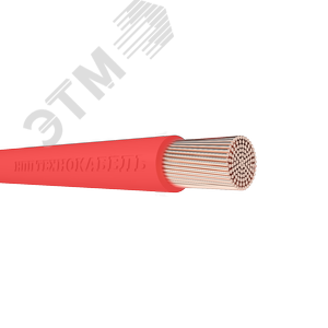 Провод силовой ПуГВнг(А)-LS 1х4 красный ТРТС Технокабель НПП
