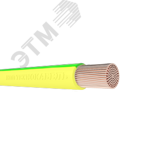 Провод силовой ПуГВнг(А)-LS 1х2,5 желто зеленый ТРТС Технокабель НПП