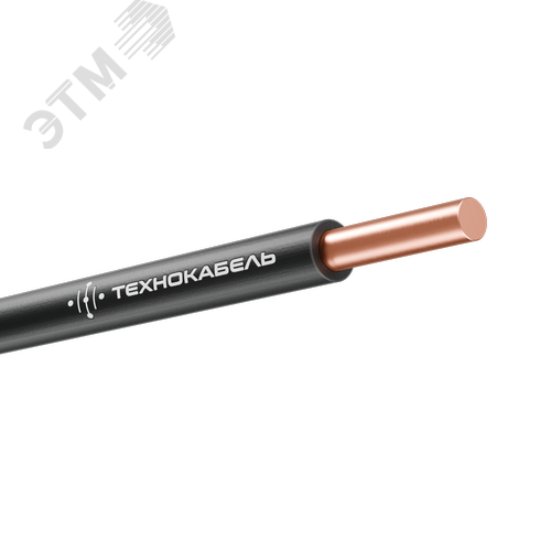 Провод установочный ПуВнг(A)-LS 1х6 Ч (100 м) ТРТС - фото 1