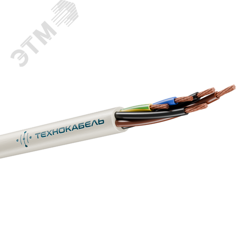 Изображение товара Провод ПВС 5х1,5 (4х1,5+1х1,5) ТРТС (м)