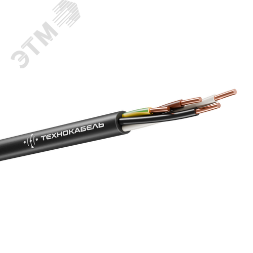 Кабель силовой ВВГнг(А)-LS 4Х6 ок(PE)-0.660 ТРТС - фото 1