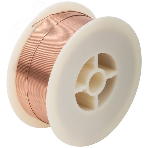 Изображение товара Проволока сварочная омедненная 0.8 мм (катушка 1 кг) (шт)