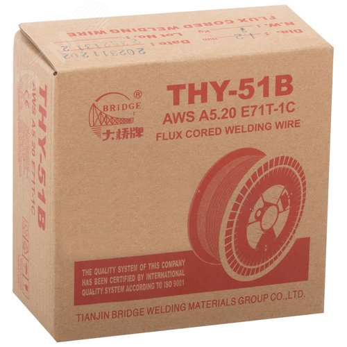 Проволока сварочная флюсовая THY-51B  1,2 мм (катушка 1 кг) - фото 3