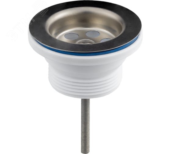 Изображение товара Выпуск для раковины 1 1/2" с нержавеющей решеткой 70 мм