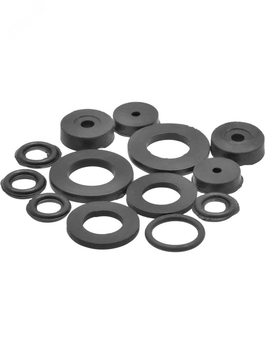 Изображение товара Набор прокладок для золотникового смесителя (флажковый) (упак)