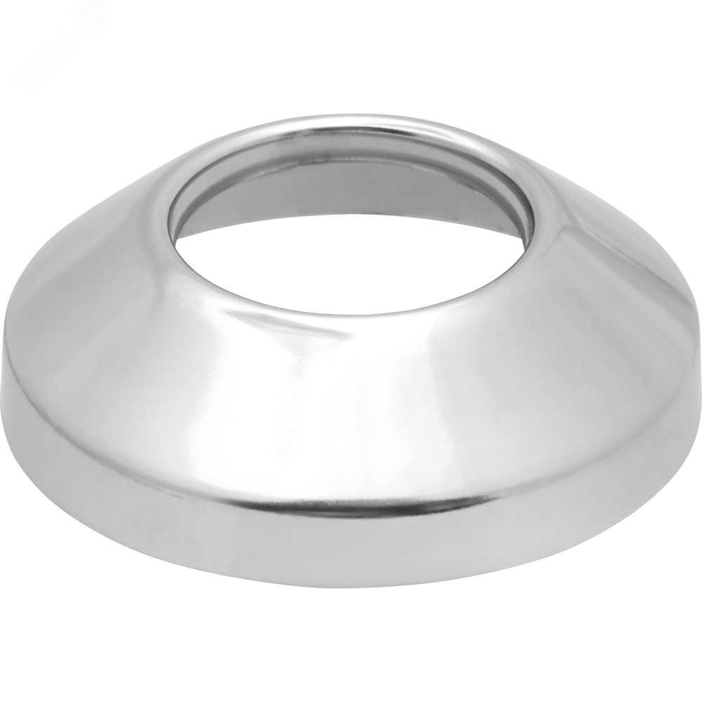 Изображение товара Чашка декоративная (отражатель) 1' (65х35х20мм) конус (нержавеющая сталь, хромированная) (шт)