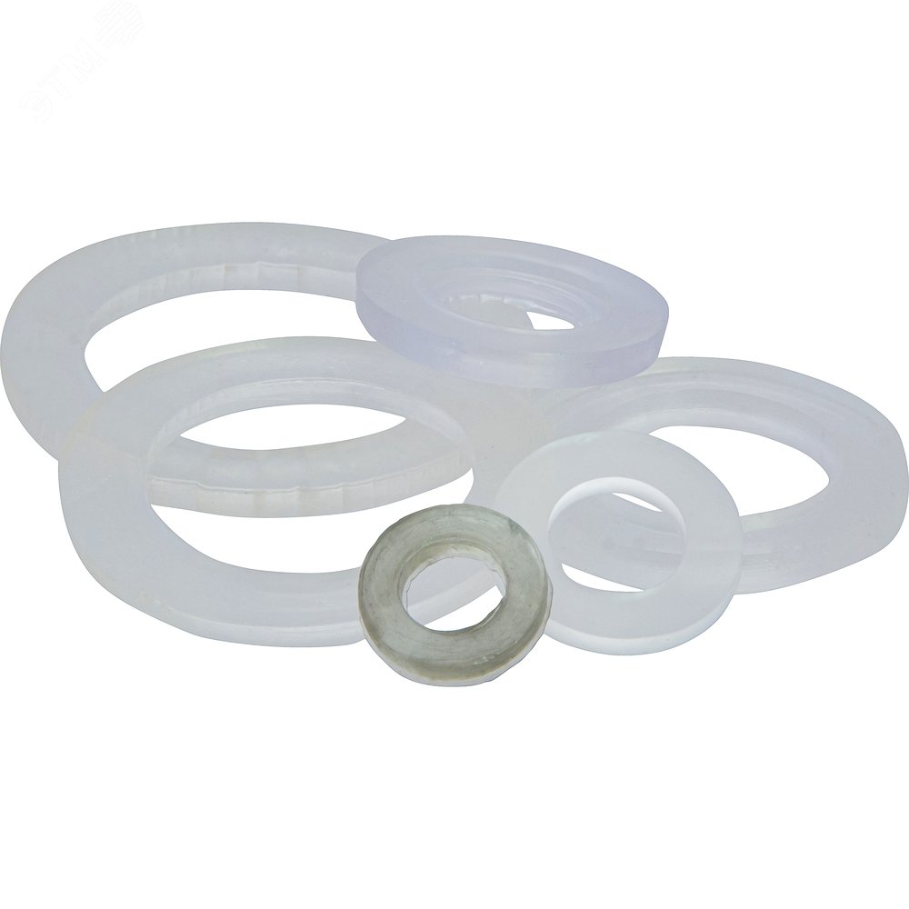 Набор прокладок 'Сантехник' №3+ (силикон) артикул ИС.131417 MasterProf ...