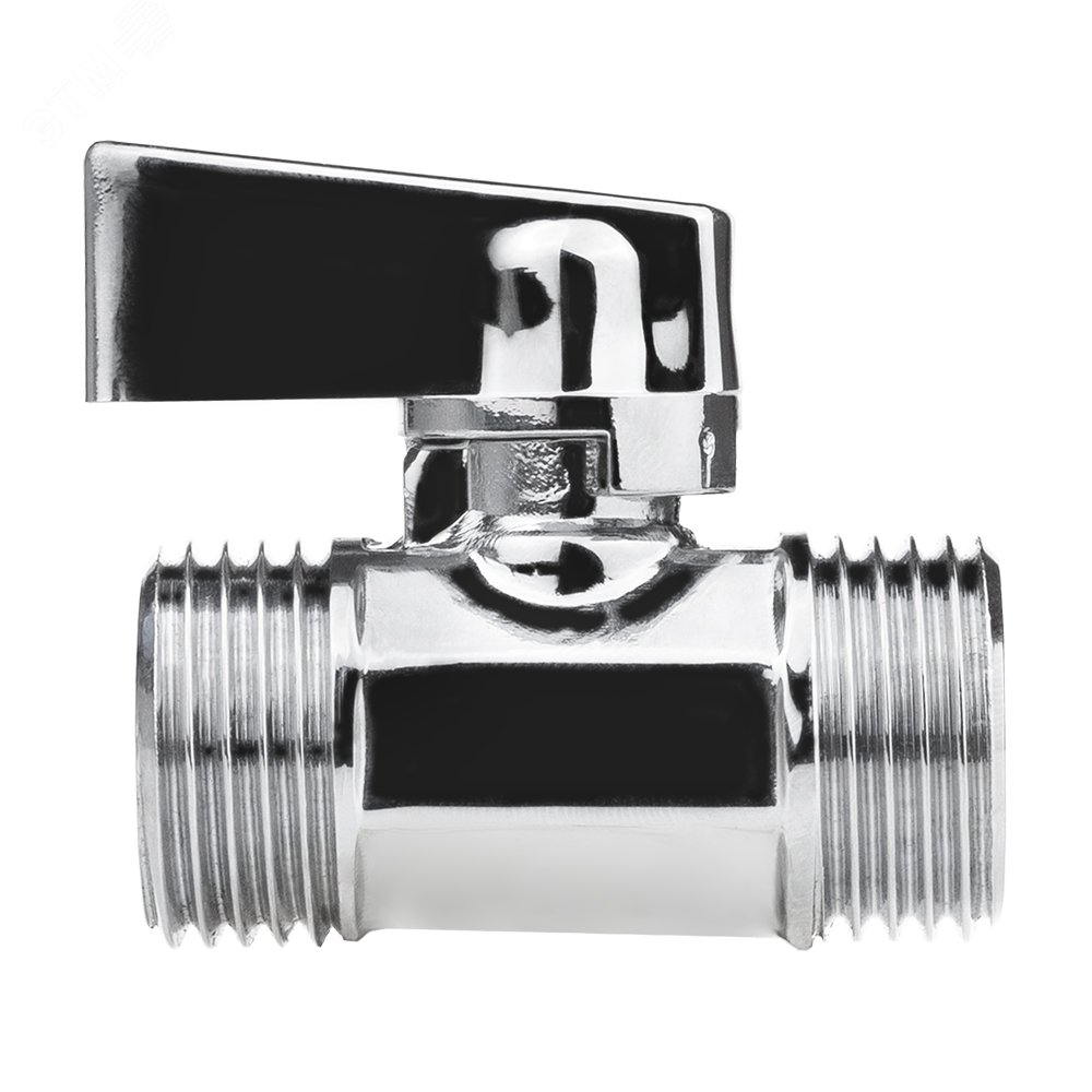 Изображение товара Кран мини 1/2 н/н хром POLISH латунь ГОСТ MasterProf