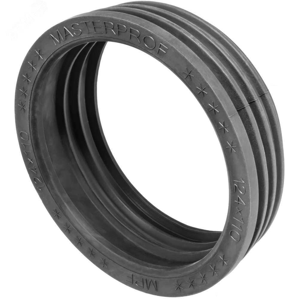 Изображение товара Манжета 124х110 из ТЭП для канализации черная MasterProf