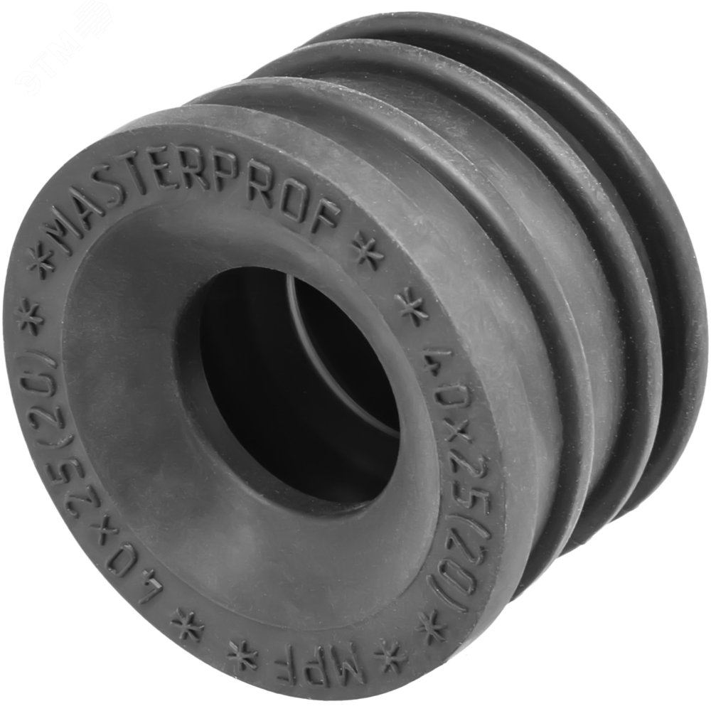 Изображение товара Манжета 40х25 из ТЭП, для канализации, черная (шт)