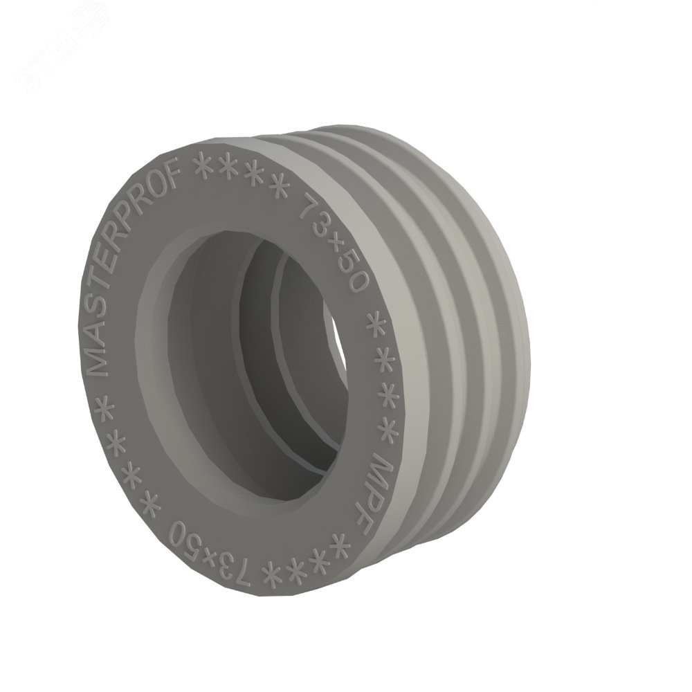 Изображение товара Манжета 73х50 из ТЭП для канализации, серая