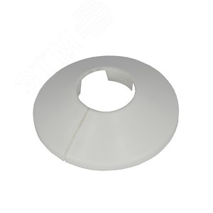 Чашка декоративная (отражатель) 16 мм (45х16Х12мм) разъемная (пластик, белая) (2 шт.) MasterProf
