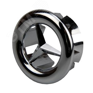 Изображение товара Обрамление для переливного отверстия 'звезда' (хром) (упак)