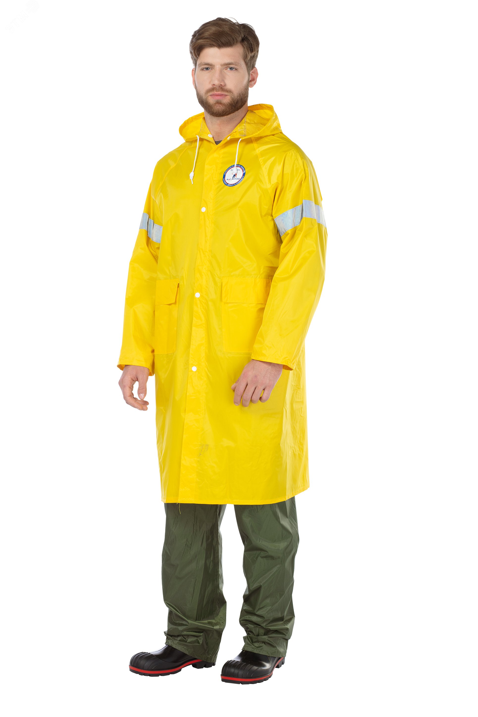 Изображение товара Влагозащитный плащ Triton ultra желтый демисезонный унисекс размер L