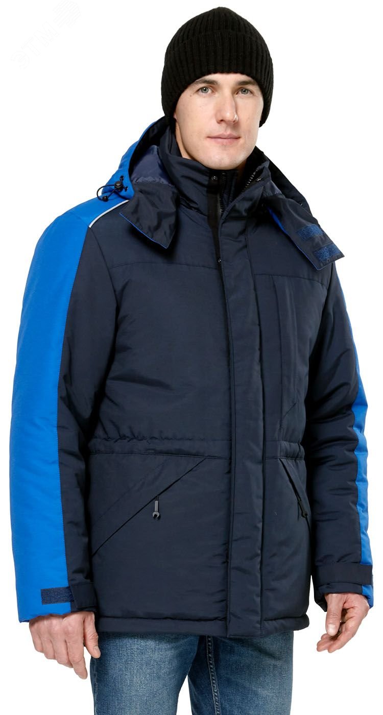 Изображение товара Куртка утепленная мужская Челленджер темно-синяя/васильковая 120-124/182-188