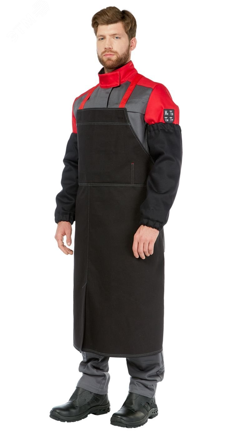 Изображение товара Нарукавники сварщика Болид черные универсальные для защиты рук летние