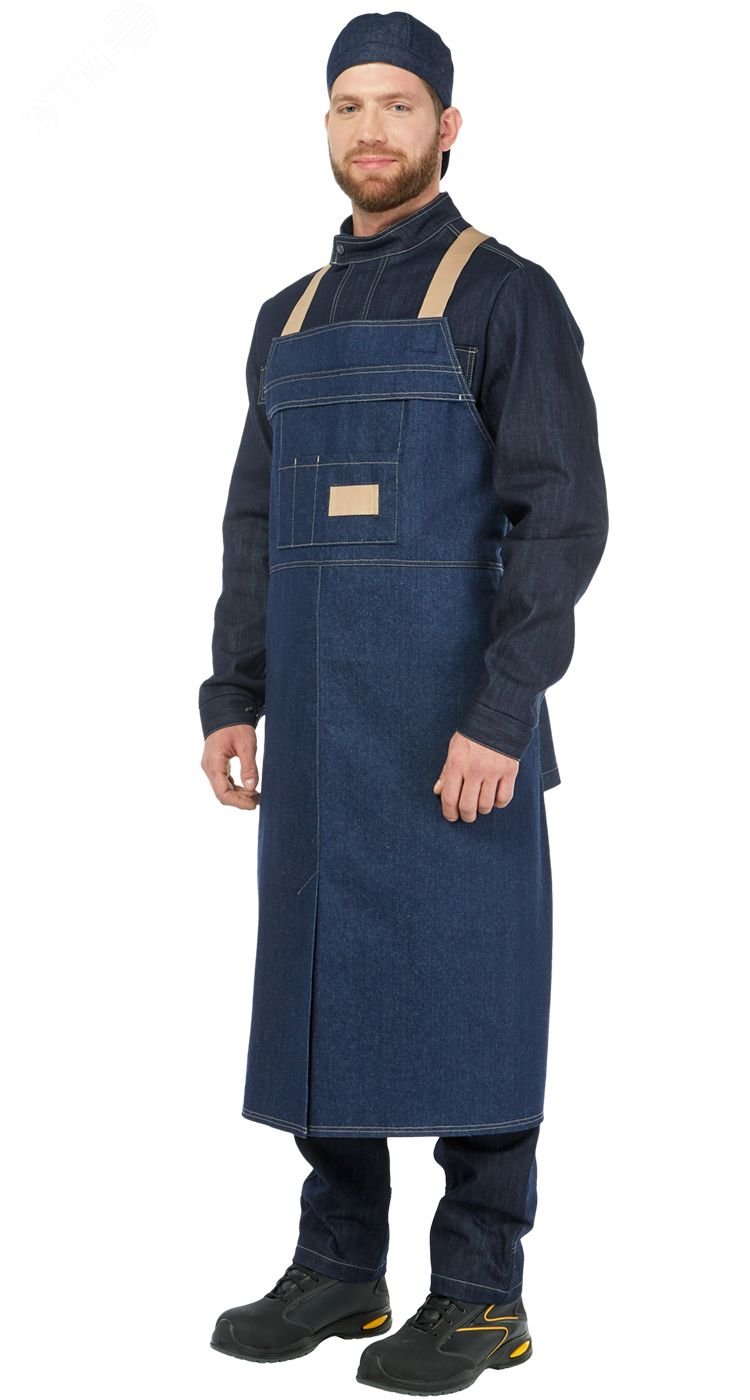 Изображение товара Фартук сварщика Воркшоп из огнестойкого хлопка с карманами и регулировкой