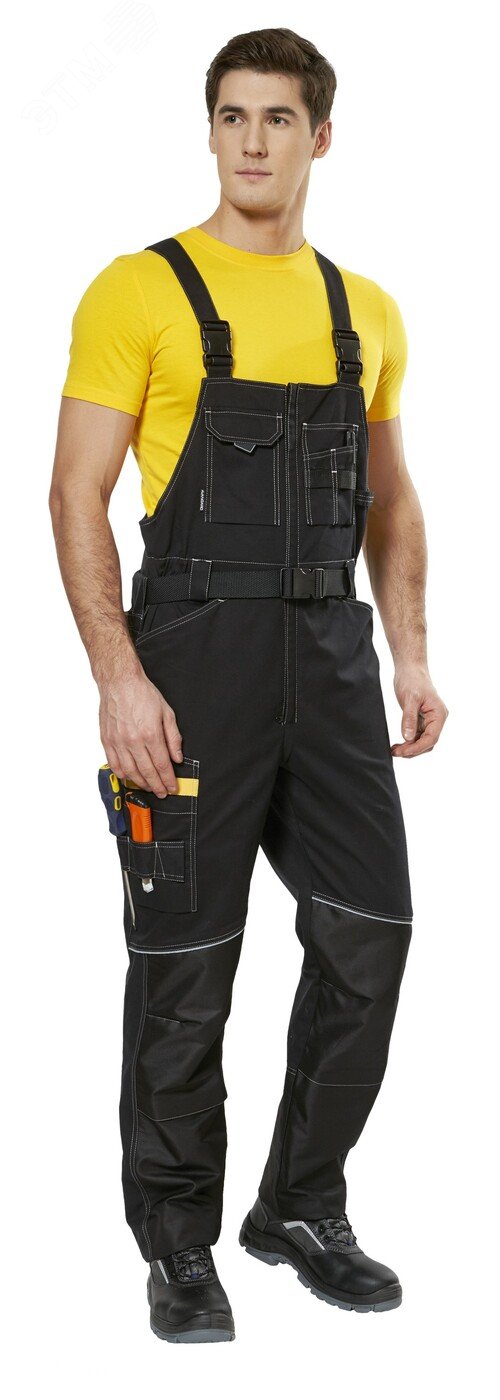 Изображение товара Полукомбинезон Старт черного цвета для мужчин р. 88-92/170-176