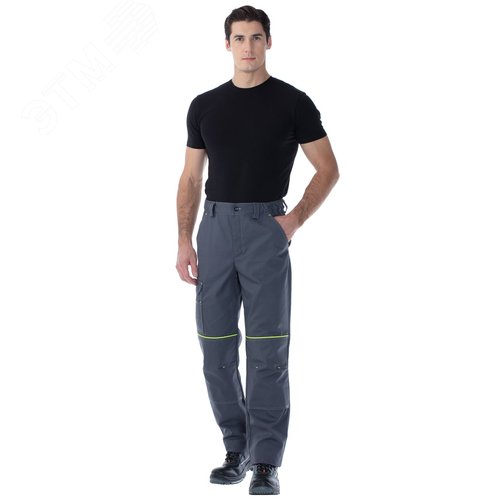 Изображение товара Брюки мужские Подряд цв. т.серый р. 104-108/182-188 (шт)