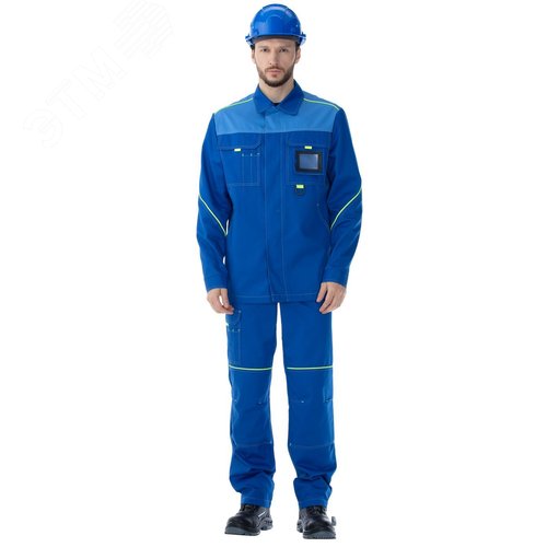 Изображение товара Куртка мужская Подряд цв. василек-голубой, р.104-108/182-188 (шт)