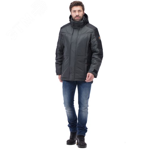 Изображение товара Куртка Корсар утепл. (т.сер.-черн.) р. 96-100/170-176 (шт)