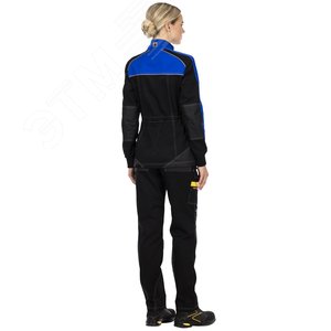 Куртка женская Старт, цвет черный с василькой отделкой, р. 96-100/170-176 173187 Авангард - 3