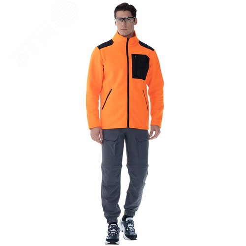 Изображение товара Куртка флисовая Люменар цв. фл. оранж., р. 96-100/170-176 (шт)