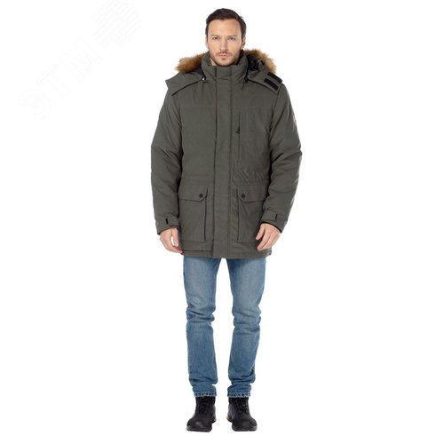 Изображение товара Куртка мужская утепленная Рутфорд цв. хаки, р. 120-124/170-176 (шт)