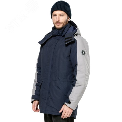 Изображение товара "Куртка утепленная мужская ""Челленджер"" цв. синий-серый, р. 104-108/182-188" (шт)