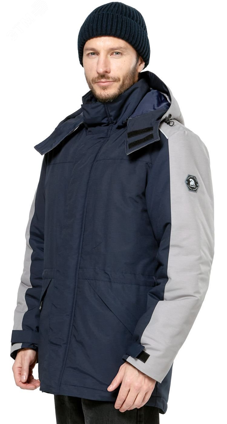 Изображение товара Куртка утепленная мужская Челленджер, синий-серый, р. 104-108/182-188