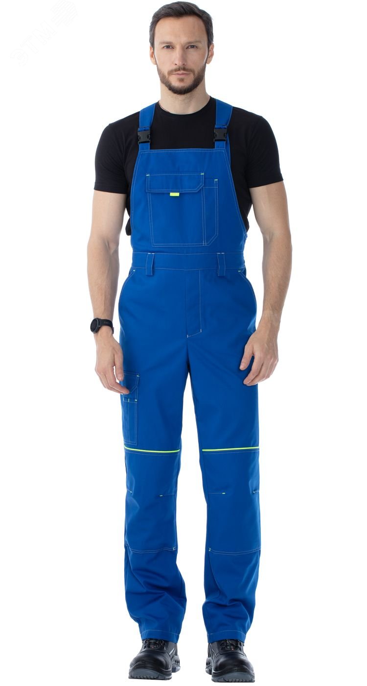 Изображение товара Полукомбинезон рабочий Авангард 177656 с регулируемыми бретелями и светоотражающими элементами