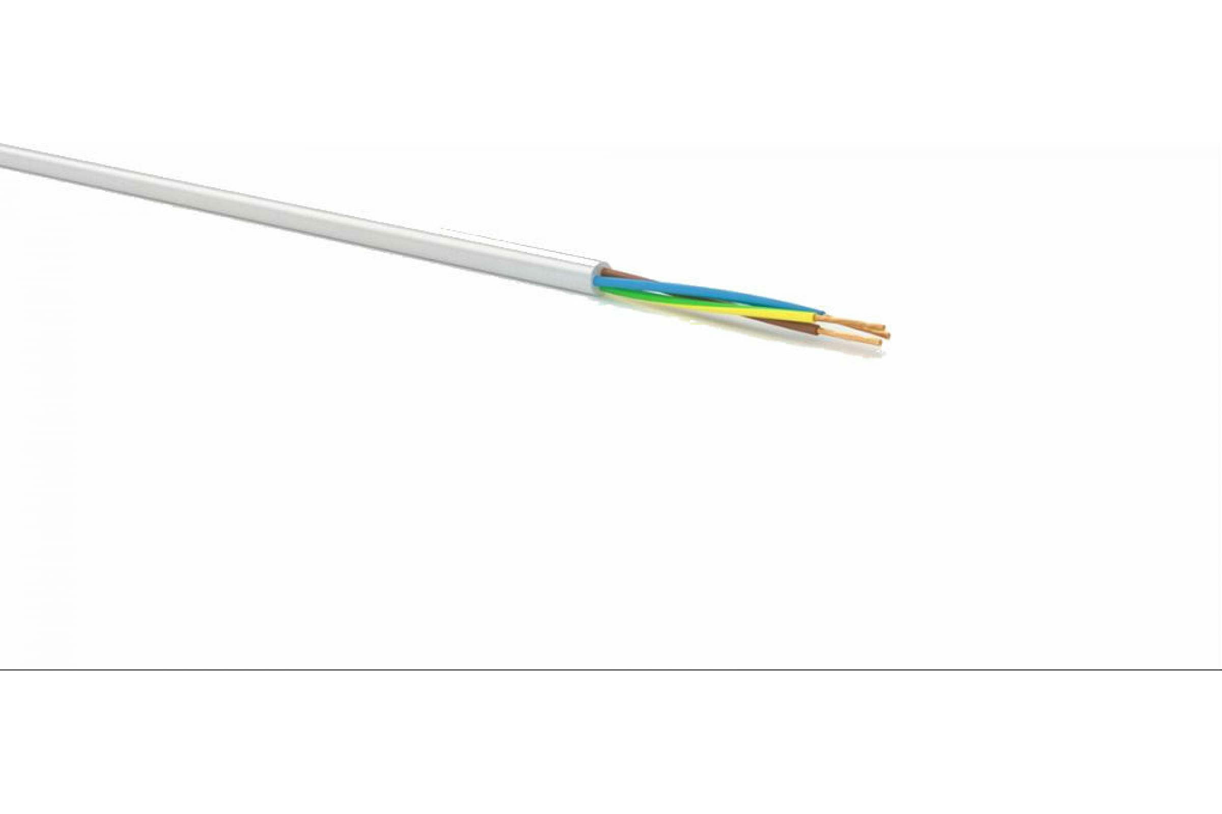 Провод ПВС 3х4 белый (10м) ТРТС