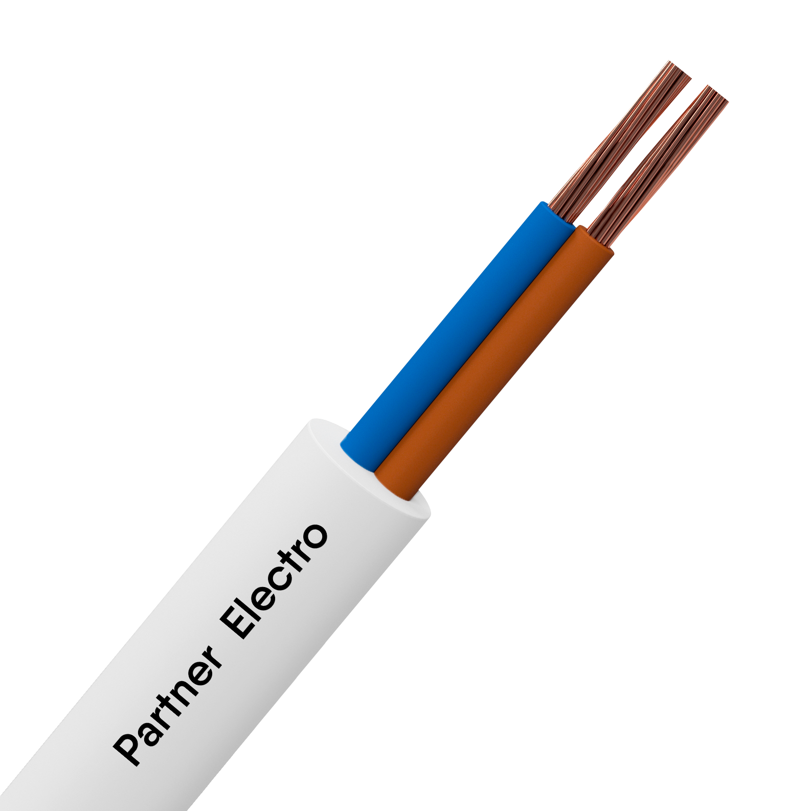 Провод ПВСнг(А)-LS 2х2,5 белый (50м) ТРТС