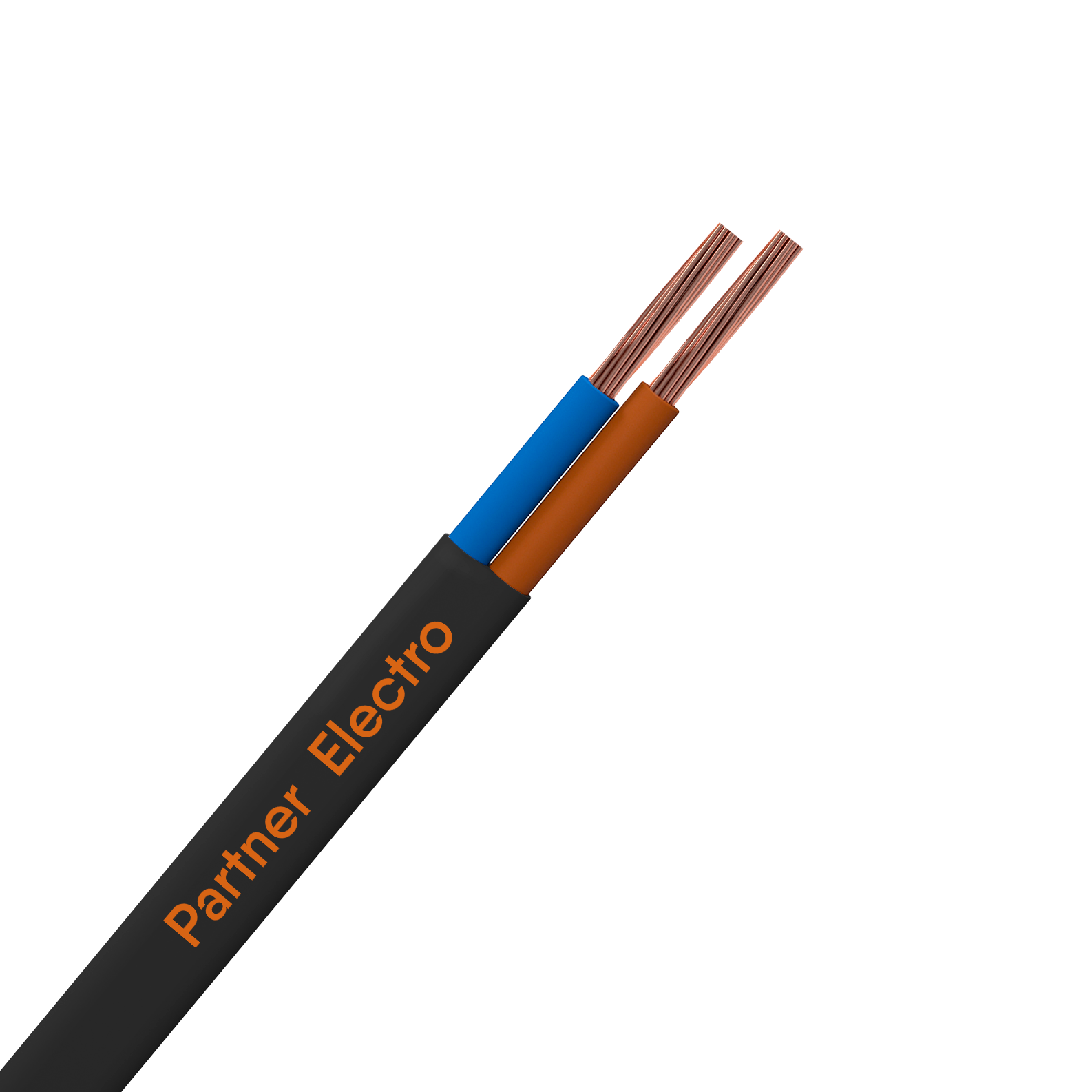 Шнур ШВВП 2х0,5 черный 200м ТРТС