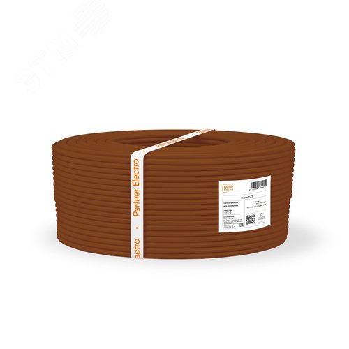 Провод силовой ПуГВ 1х1,5 коричневый (300м) ТРТС - фото 2