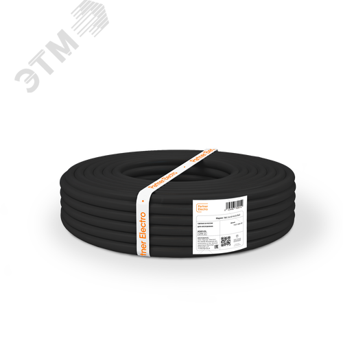 Провод ПВС 2х1,5+1х1,5чёрный (5м) ТРТС - фото 2