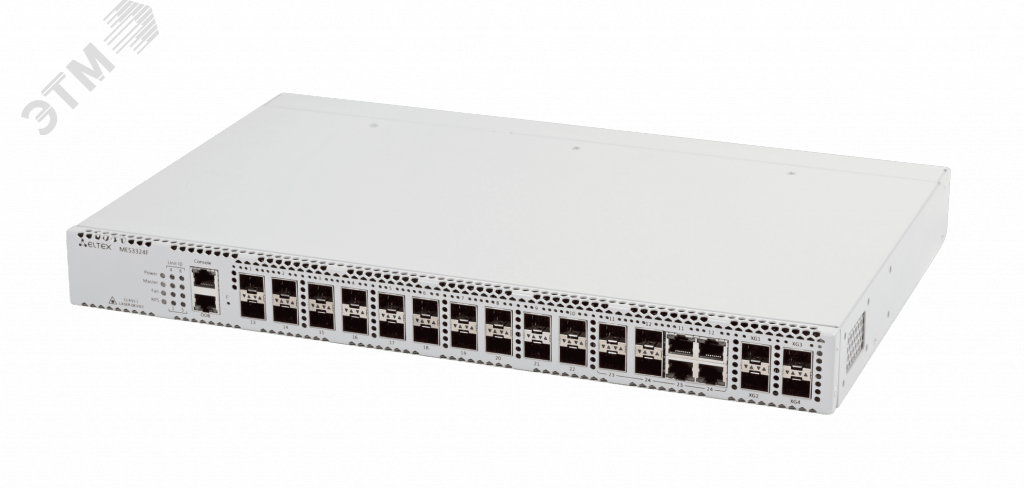 Коммутатор агрегации управляемый L3 20 портов SFP 1000 Мб/с, 4хSFP+, без БП MES3324F ELTEX - превью