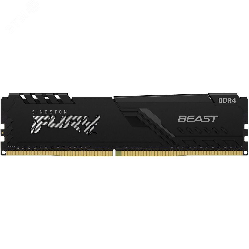 Изображение товара Модуль памяти FURY Beast Black 32ГБ, DDR4, DIMM, 3200 МГц, 25600 Мб/с (шт)