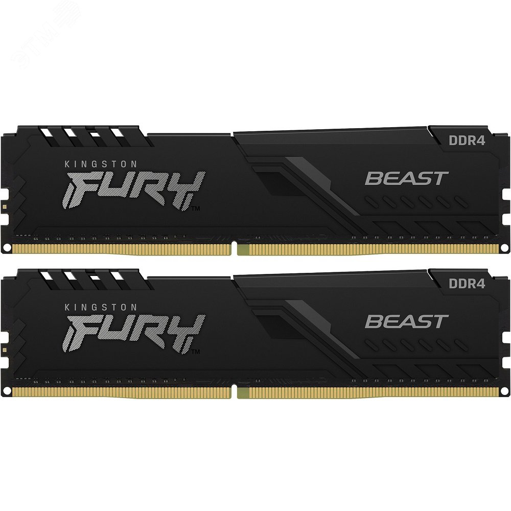 Изображение товара Модуль памяти FURY Beast Black 64ГБ DDR4 3200 МГц