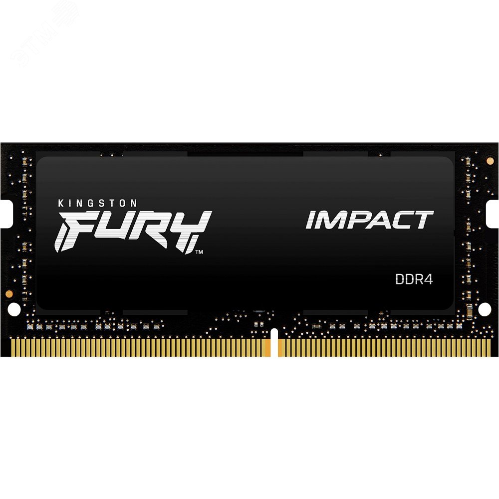 Изображение товара Модуль памяти FURY Impact 32ГБ, DDR4, SODIMM, 3200 МГц, 25600 Мб/с (комплект 1 модуль) (шт)