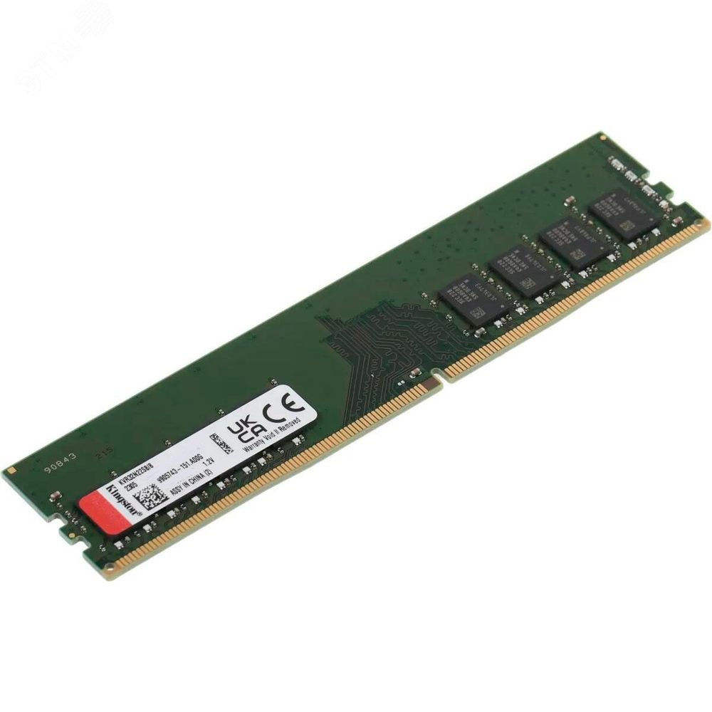 Изображение товара Модуль памяти 8GB Value, DIMM DDR4, 3200 МГц, 25600 Мб/с (шт)