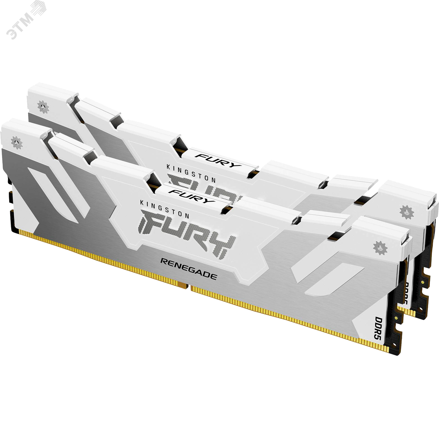 Изображение товара Модуль памяти FURY Renegade White XMP 32ГБ, DDR5, DIMM, 8000 МГц, 64000 Мб/с (комплект 2 модуля) (шт)