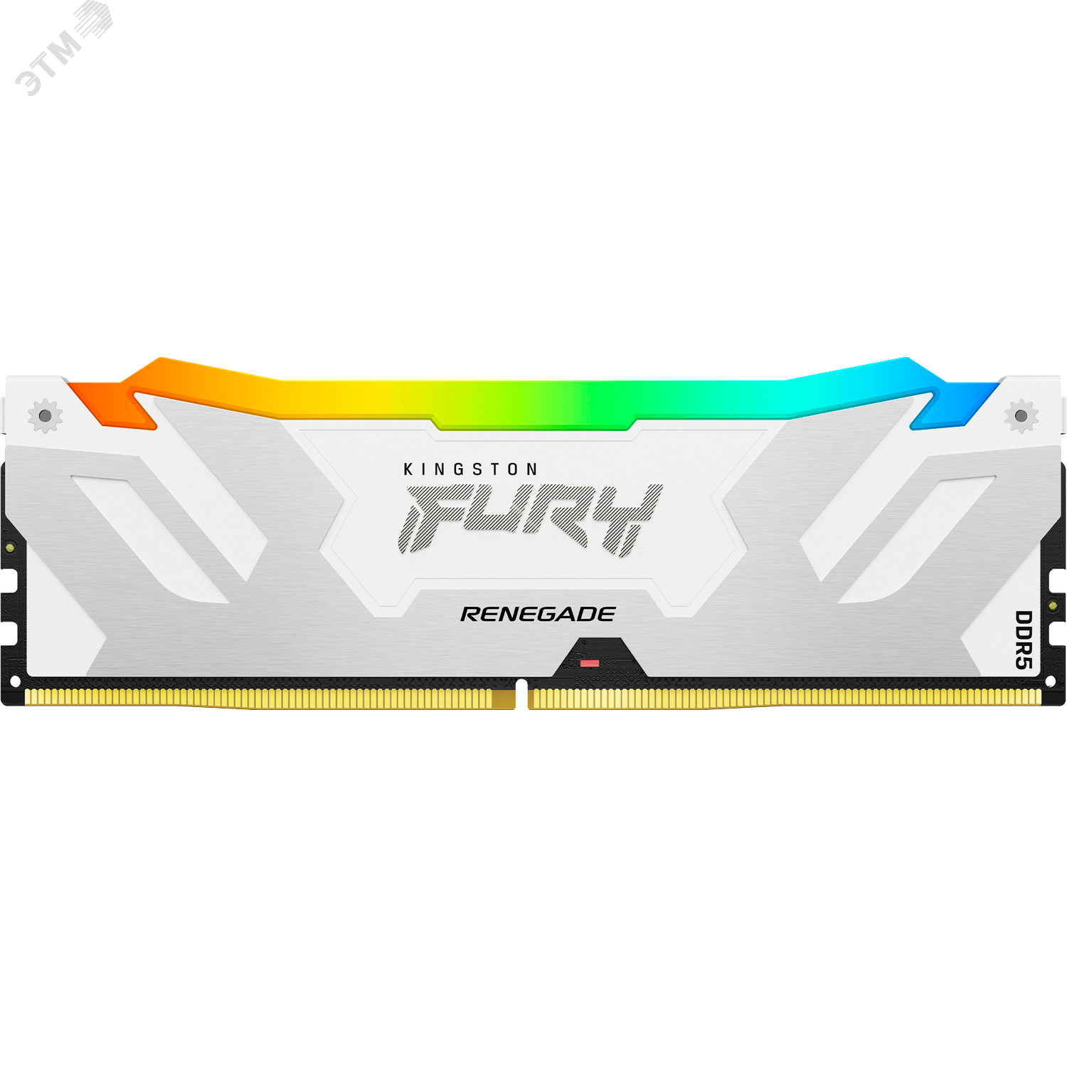 Изображение товара Модуль памяти FURY Renegade RGB White XMP 16ГБ, DDR5, DIMM, 7600 МГц, 60800 Мб/с (шт)