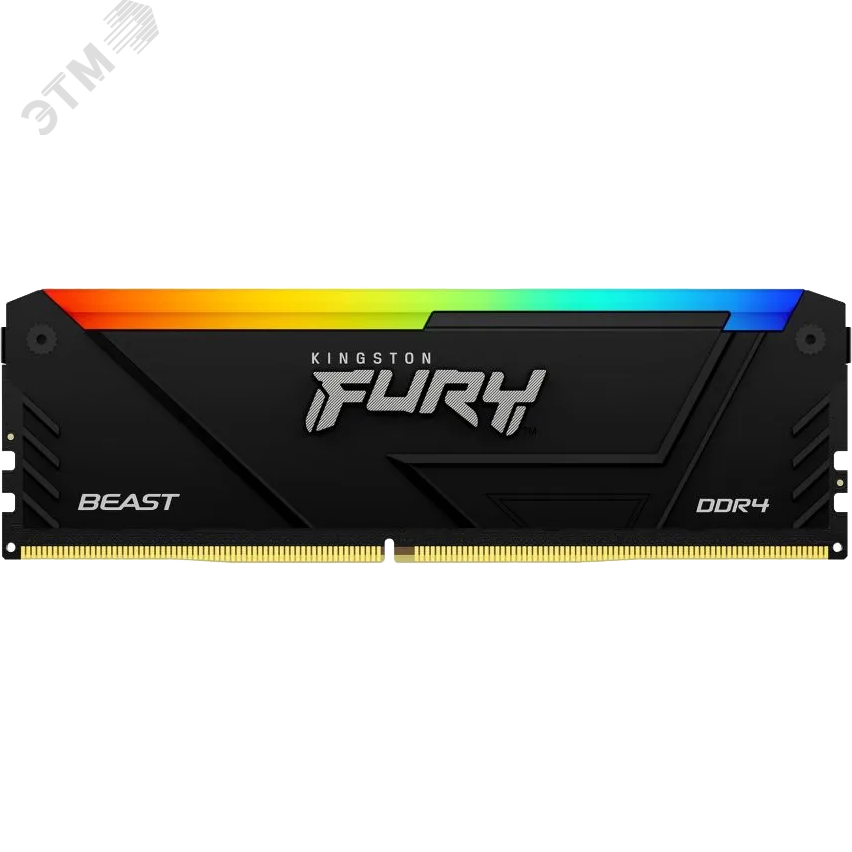 Изображение товара Модуль памяти Kingston FURY Beast RGB 16ГБ DDR4 3200 МГц